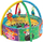 Set tapet + lodra për fëmijë Playgro, 70 x 70 cm, 37 copë shumëngjyrësh