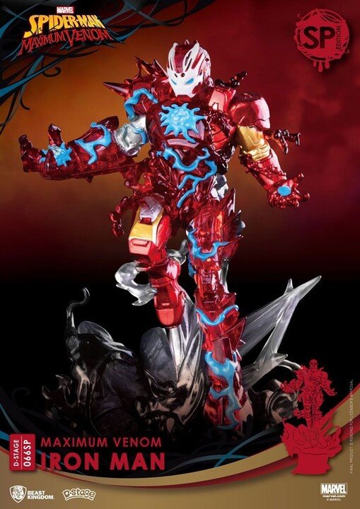 Figurë Beast Kingdom Marvel - Venom Iron Man Special Edition