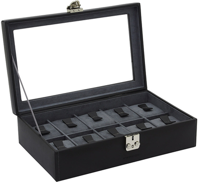 Mbajtëse për orë Friedrich Lederwaren Infinity 26127-9, e zezë 