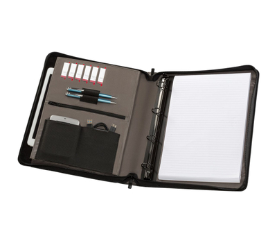 Dosje e dorës Wenger Affiliate Binder Padfolio, e hirtë