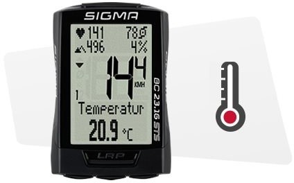 Cyclocomputer Sigma Pure GPS Smart NFC, e zezë