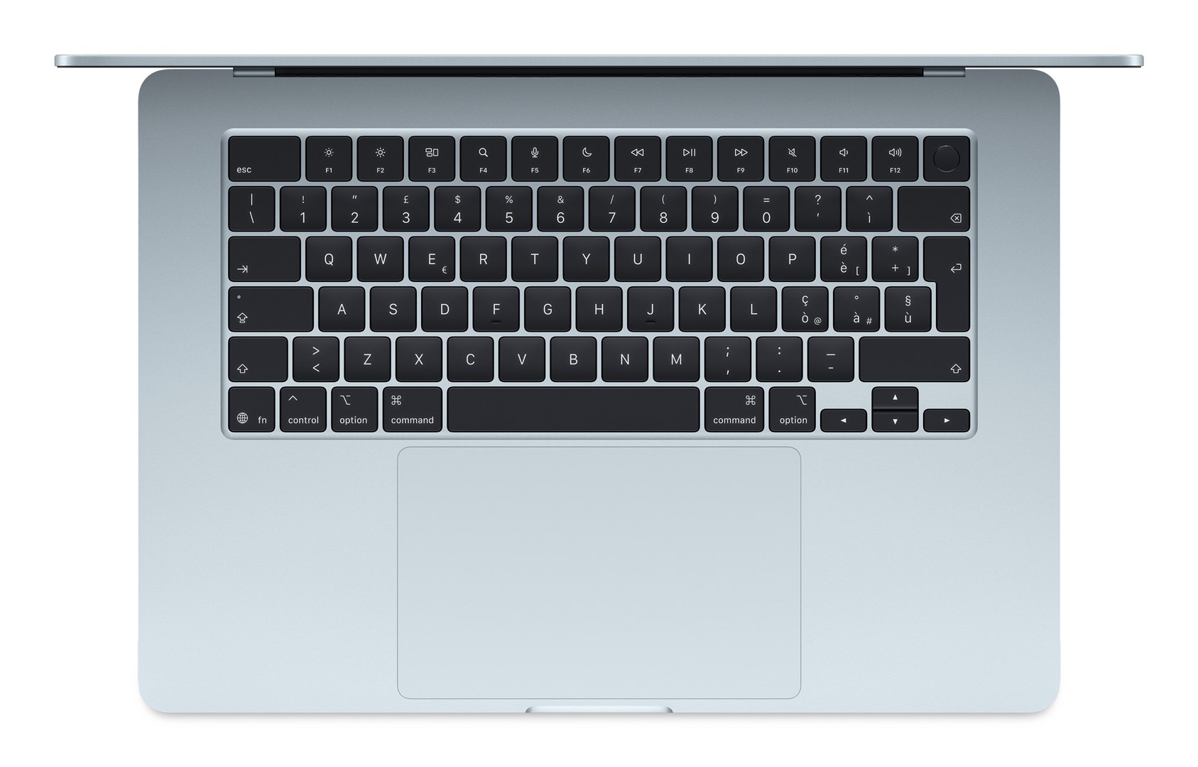 Apple MacBook Air, 15.3", M4 10-јадрен, 16GB RAM, 256GB SSD, 10-јадрено GPU, Sky Blue