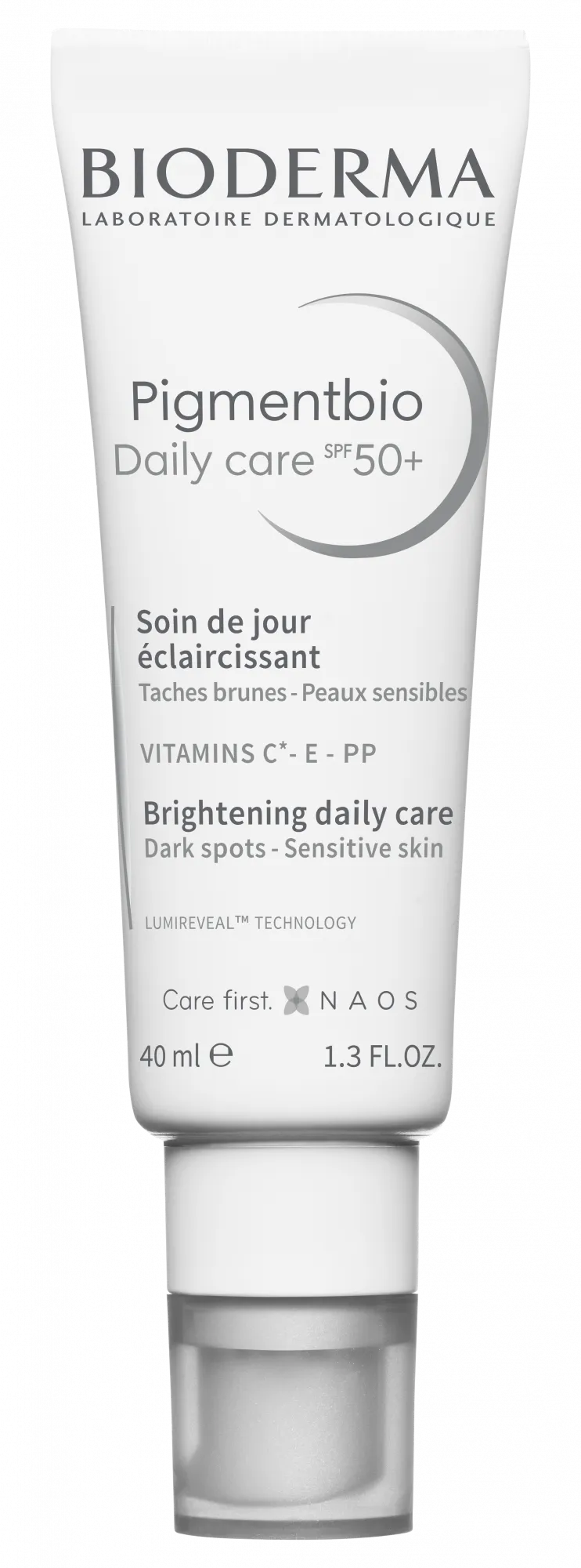 Krem dite ndriçues & mbrojtës Bioderma SPF 50+ Pigmentbio Daily Care, 40 ml