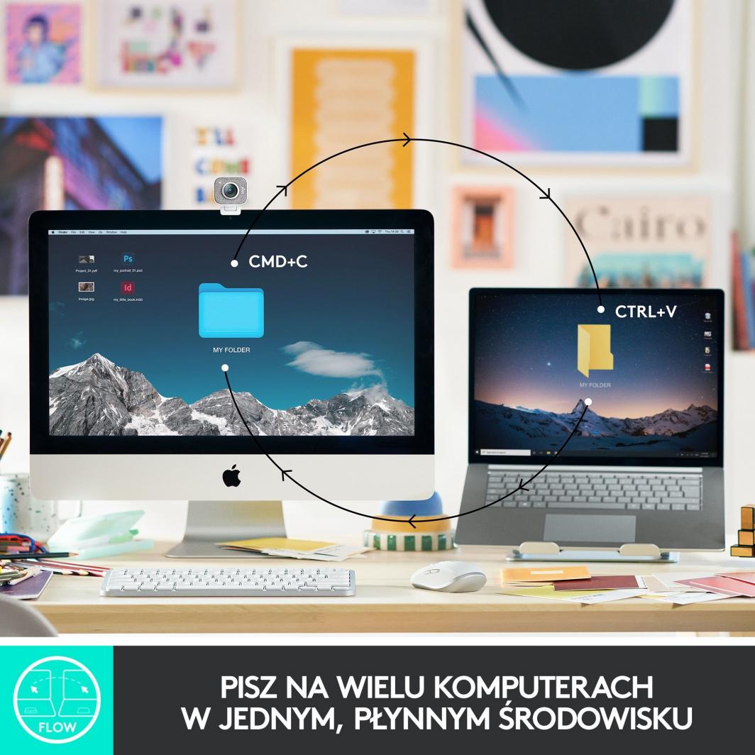 Logitech MX Keys Mini Безжична Осветлена Тастатура, Rose