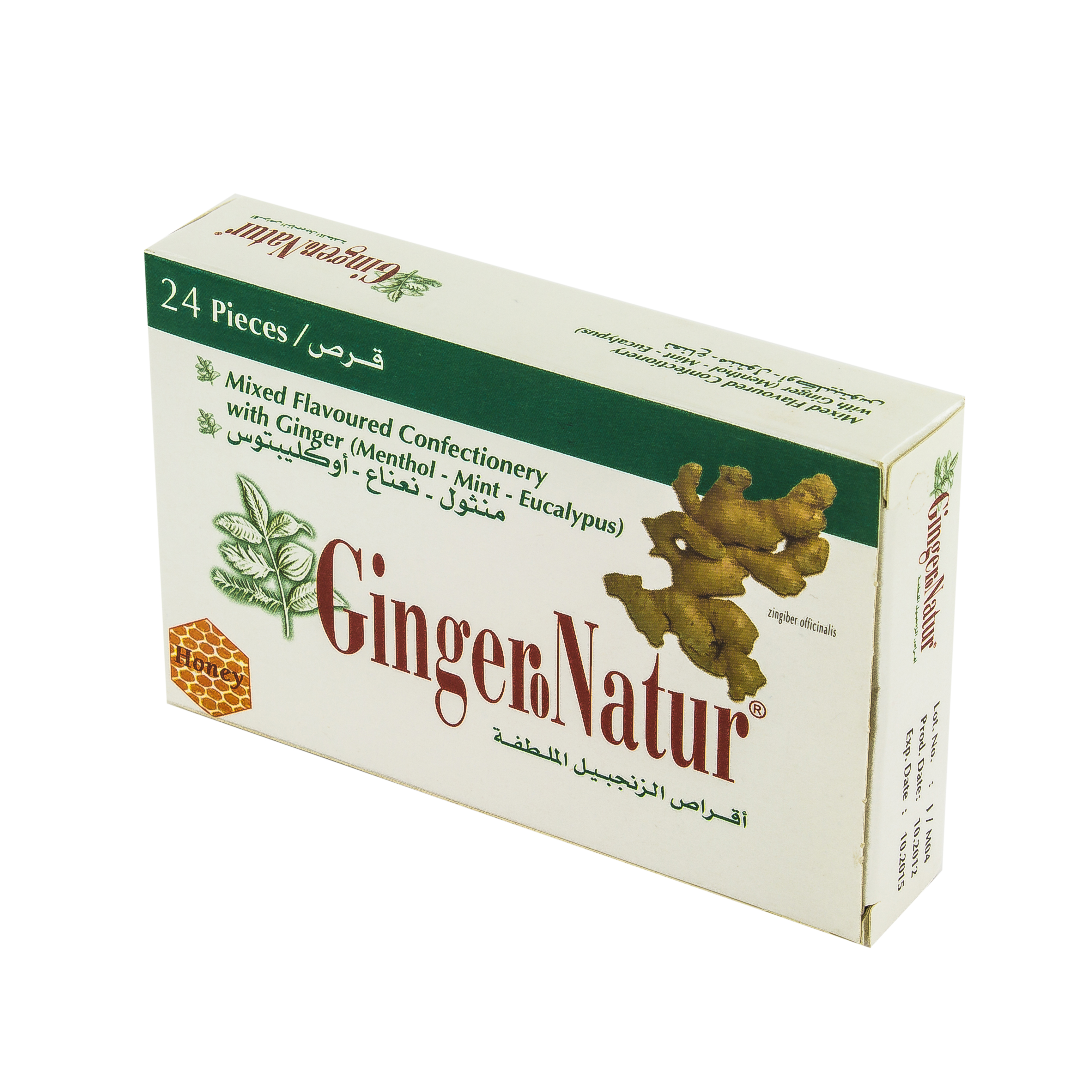 Gingero Natur Her.-Zengjefil- Pastile herbale me xhenxhefil për fyt