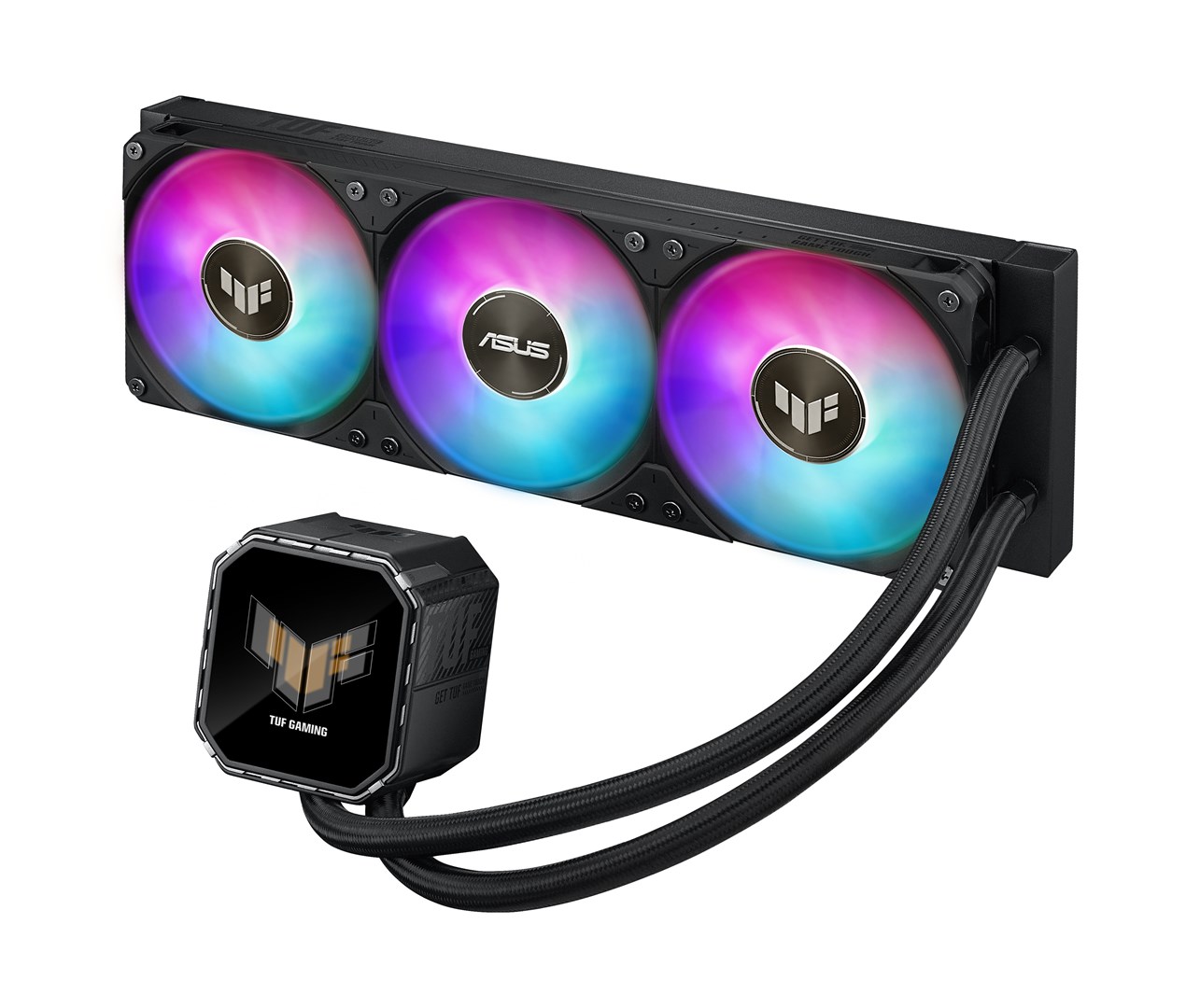 Ftohëse me ujë ASUS TUF Gaming LC III 360 ARGB LCD, 12 cm, e zezë