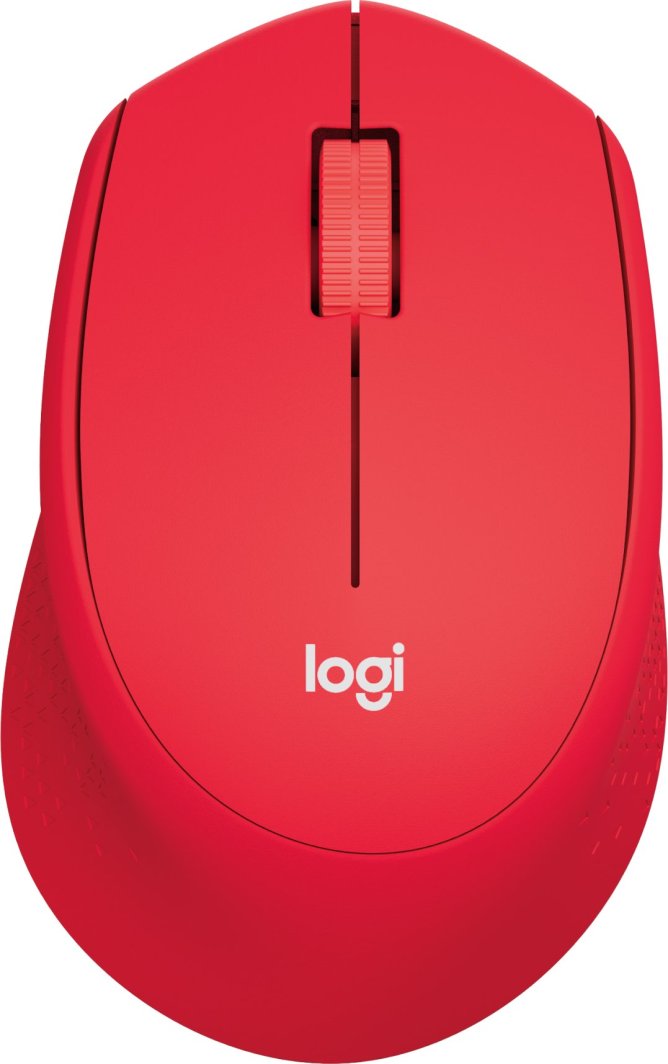Глушец Logitech M330, wireless, USB, црвена