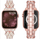 Rrip për Apple Watch Nrubi RAWG20, 42/44/45/49 mm, rozë/artë