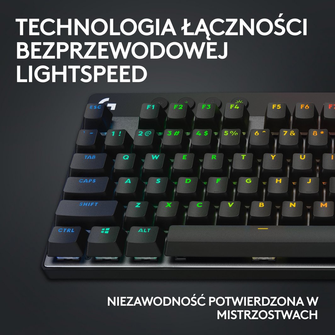 Тастатура Logitech PRO X TKL Lightspeed GX Brown