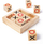 Lojë tavoline Bigjigs - tic-tac-toe prej druri