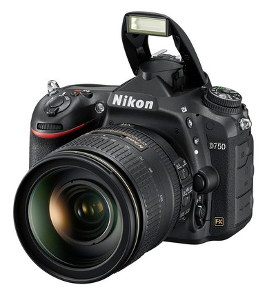 Aparat profesional DSLR Nikon D750 + 24-120 mm AF-S VR, i zi