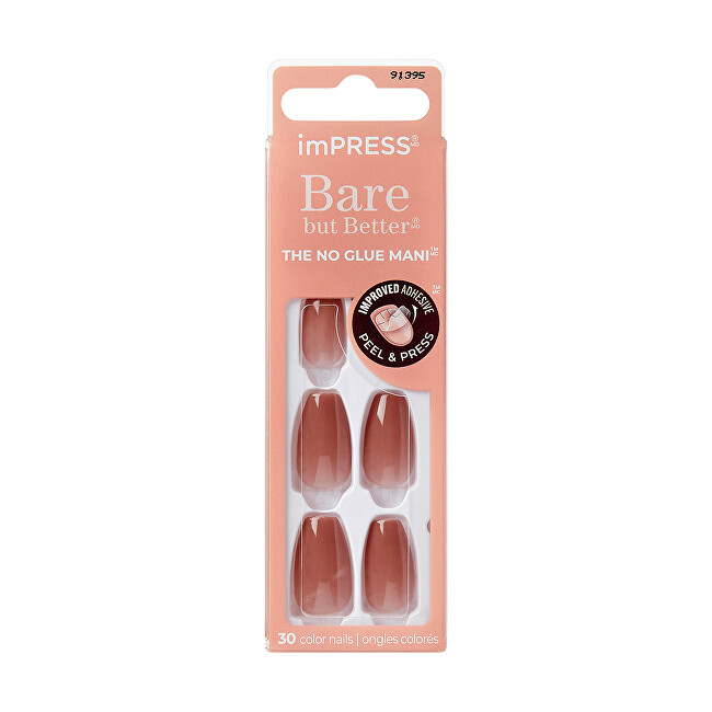 Thonj aritificialë KISS ImPRESS Bare But Better MC, 30 copë Thonj aritificialë KISS ImPRESS Bare But Better MC, 30 copë