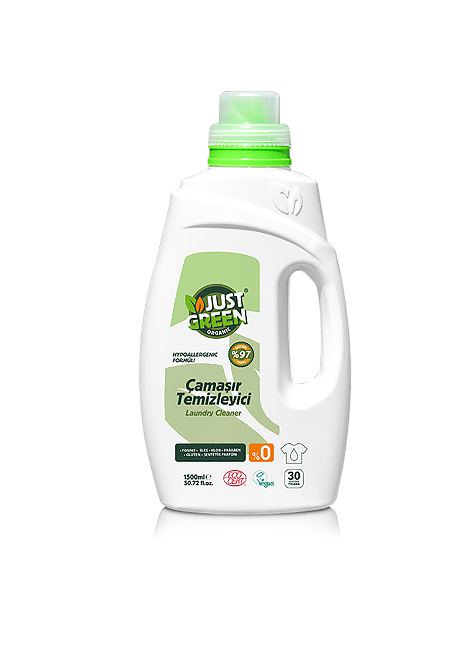 Detergjent i lëngshëm për rroba Just Green Organic, 1500 ml