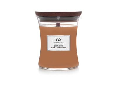 Qiri aromatik WoodWick Santal Myrrh, 275 g