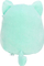 Lodër prej pellushi Squishmallows Kocka - Corinna, 20 cm, e gjelbër / kaltër