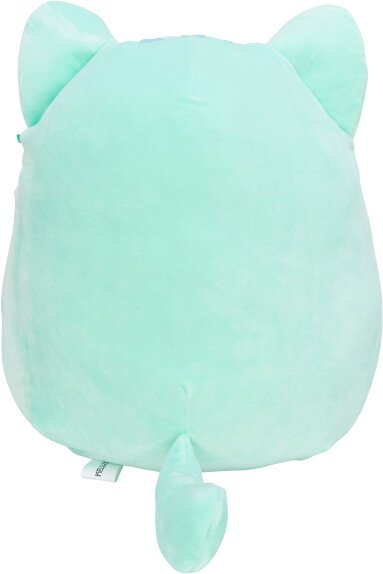 Lodër prej pellushi Squishmallows Kocka - Corinna, 20 cm, e gjelbër / kaltër
