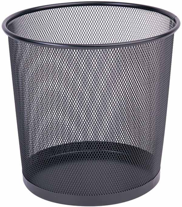 Shportë mbeturinash Q-Connect (KF00873), 12 L, e zezë