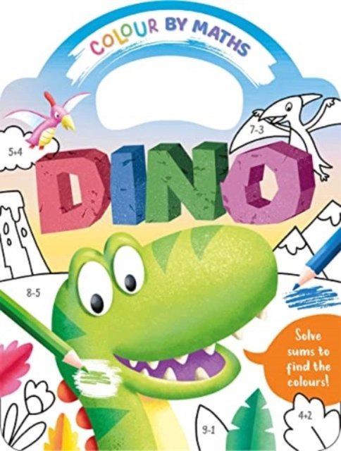 Colour By Maths Dino - Igloo Books