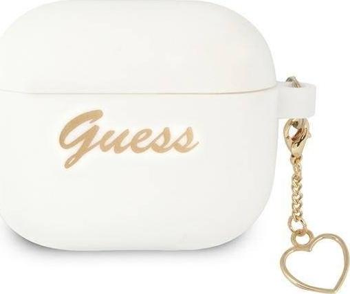 Kuti mbrojtëse Guess për Airpods 3, e bardhë