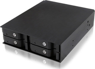 Kuti për disqe HDD/SSD Icy Box SATA (IB-2240SSK), 4x 2.5", i zi 