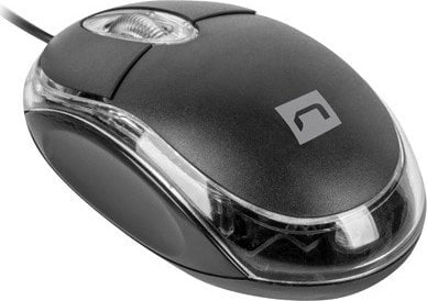 Глушец Natec Vireo, со кабел, USB, црна