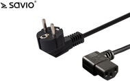 Kabllo rryme Savio CL-116 IEC C13, 1.8m, e zezë