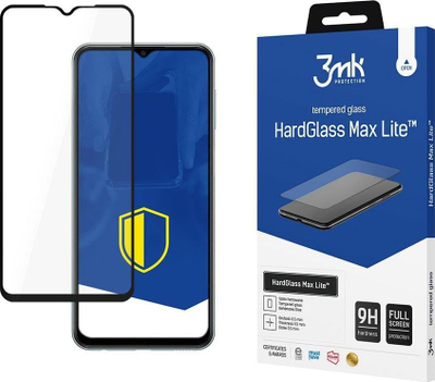 Заштитно стакло 3MK HardGlass Max Lite за Samsung Galaxy M23 5G, 0.3mm, црно
