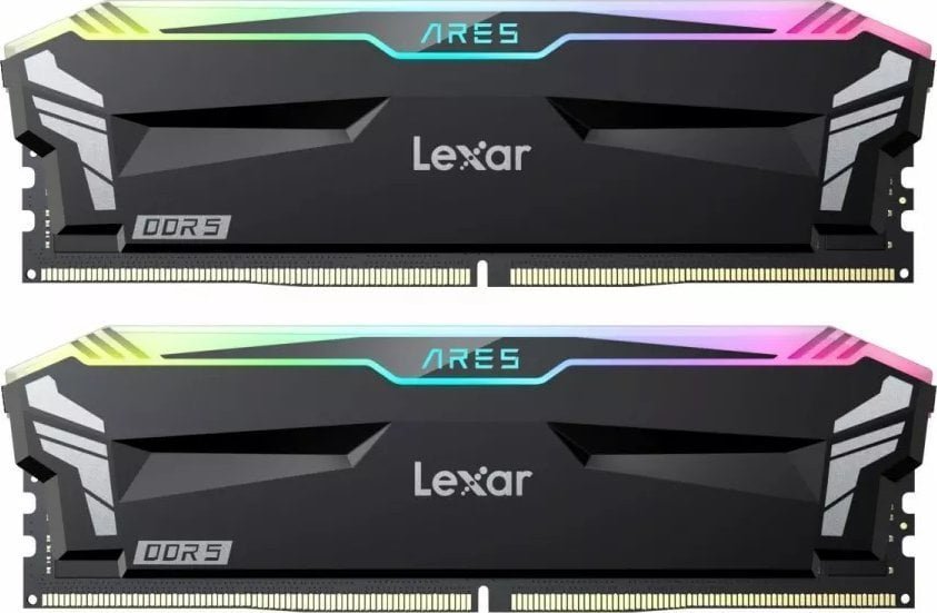 Memorie Lexar Ares RGB, DDR5, 32 GB, 6800 MHz, CL34, LD5U16G68C34LA-RGD Memorie Lexar Ares RGB, DDR5, 32 GB, 6800 MHz, CL34, LD5U16G68C34LA-RGD