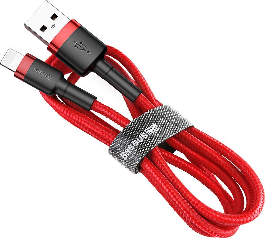 Kabllo USB Baseus, USB-A, 2m, e kuqe