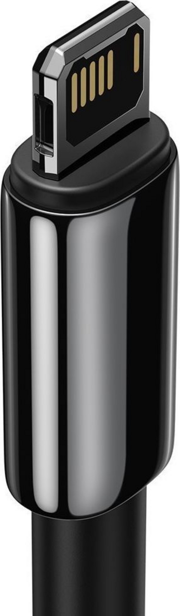 Kabllo Baseus USB në Lightning, 2.4 A, 2 m, e zezë 