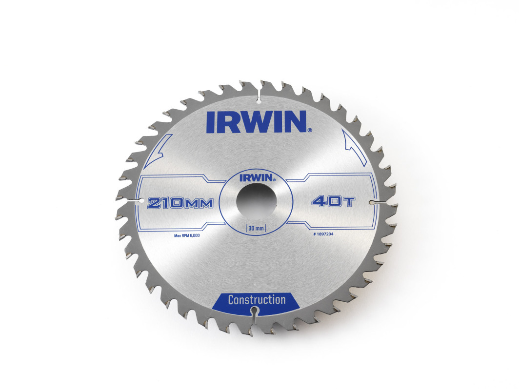 Sharrë rrethore Irwin 1897204, 210x30x2.5mm, e argjendtë Sharrë rrethore Irwin 1897204, 210x30x2.5mm, e argjendtë