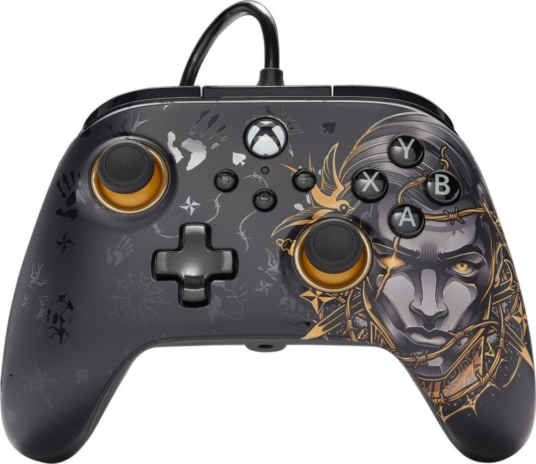 Kontroller PowerA XS Advantage Fortnite Midas, me kabllo, i zi