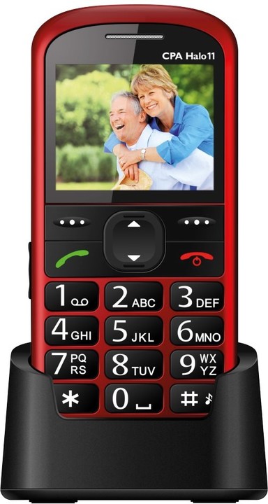Telefon CPA HALO 11, i kuq