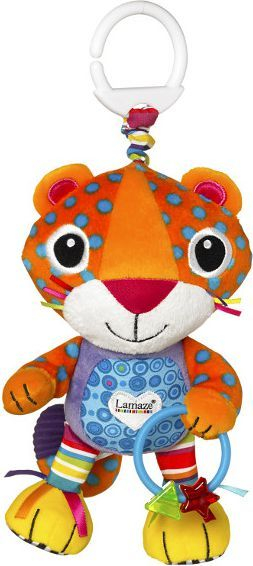 Lodër Leopardi i lumtur Leo TOMY, shumëngjyrëshe