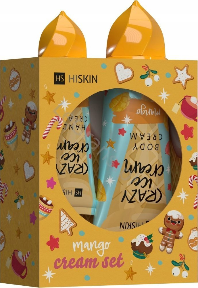 Set kujdesi trupi HiSkin Mango Cream, krem trupi 200 ml, krem duarsh 60 ml