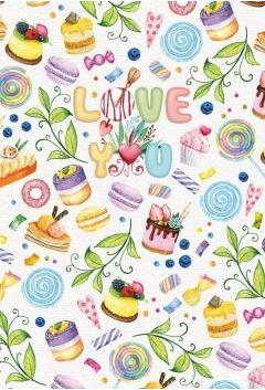 Fletore dekorative me vija Fresh, A5, 96 fletë