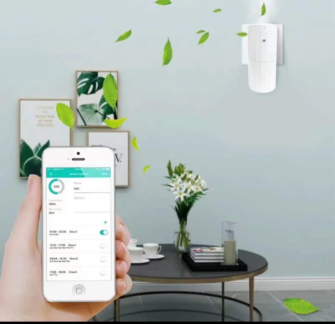 Aparat aromatizimi smart Swiss Fragrance, i bardhë