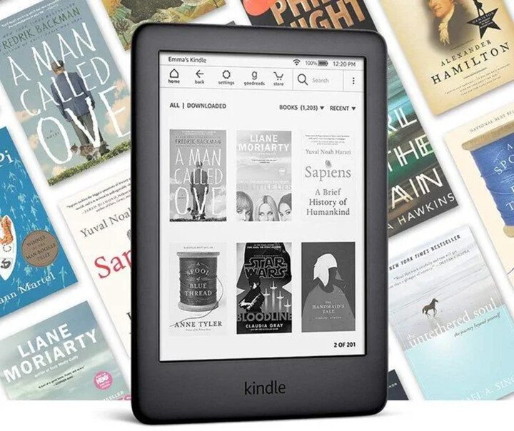 Tablet për lexim Amazon New Kindle 2020, 6", 8GB, i zi