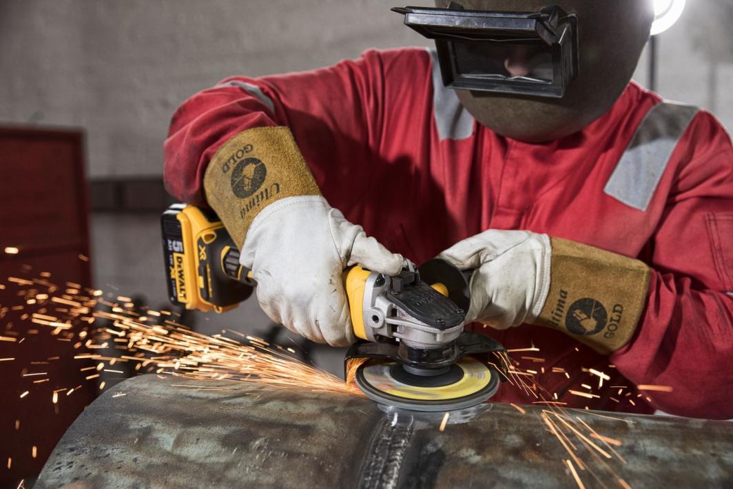 DEWALT XR Безжична Аголна Брусилка, 125 mm, 18V, 5.0Ah