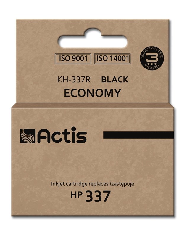 Ngjyrë për printer Actis KH-337R (zëvendësim për HP 337 C9364A), 15 ml, e zezë Ngjyrë për printer Actis KH-337R (zëvendësim për HP 337 C9364A), 15 ml, e zezë