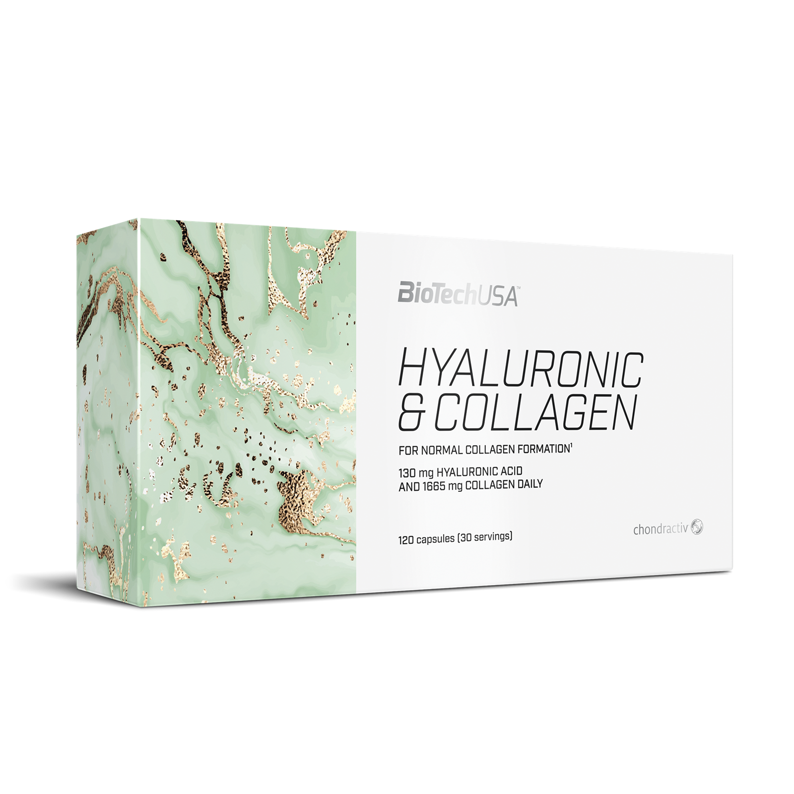 Kapsula BioTechUSA Hyaluronic & Collagen, 120 kapsula