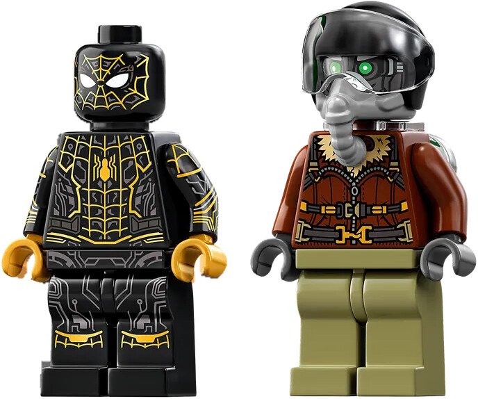 Set lodër LEGO® Marvel Super Heroes 76195 Spider-Man and drone duel, 198 pjesë