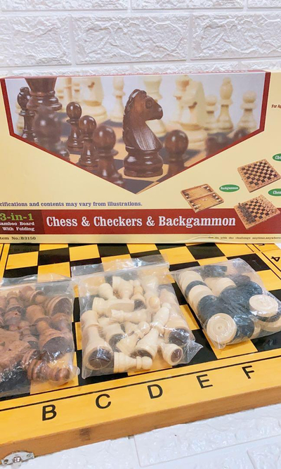 Shah dhe backgammon druri 47x24 cm, Nrubi