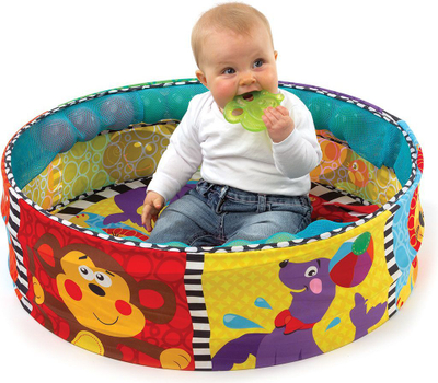 Set tapet + lodra për fëmijë Playgro, 70 x 70 cm, 37 copë shumëngjyrësh