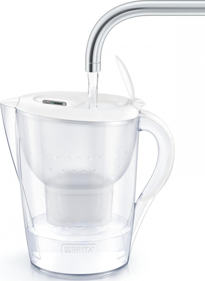 Ibrik me filtër Brita Marella XL MX Plus, i bardhë
