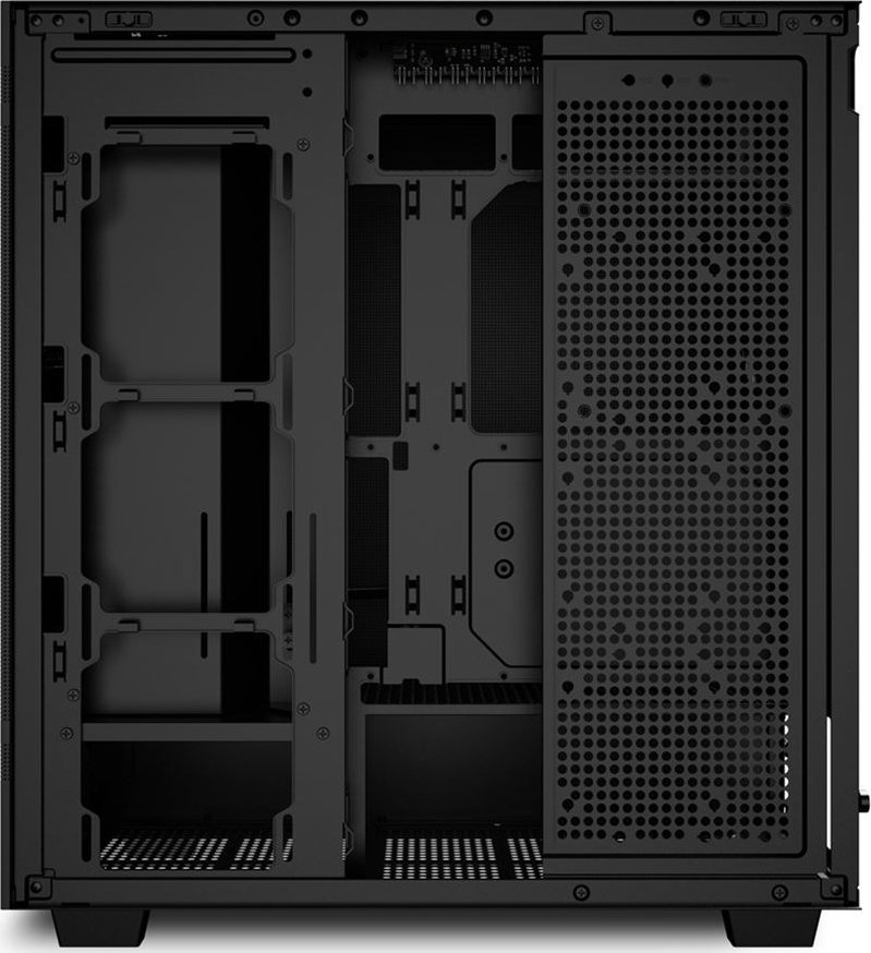 Куќиште за компјутер Sharkoon Rebel C50, Црна, Midi Tower