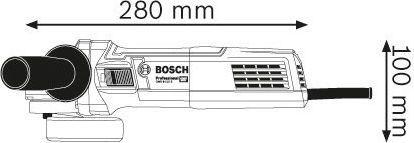 Bosch Professional Аголна Брусилка GWS 9-125S, 125 mm, 900 W