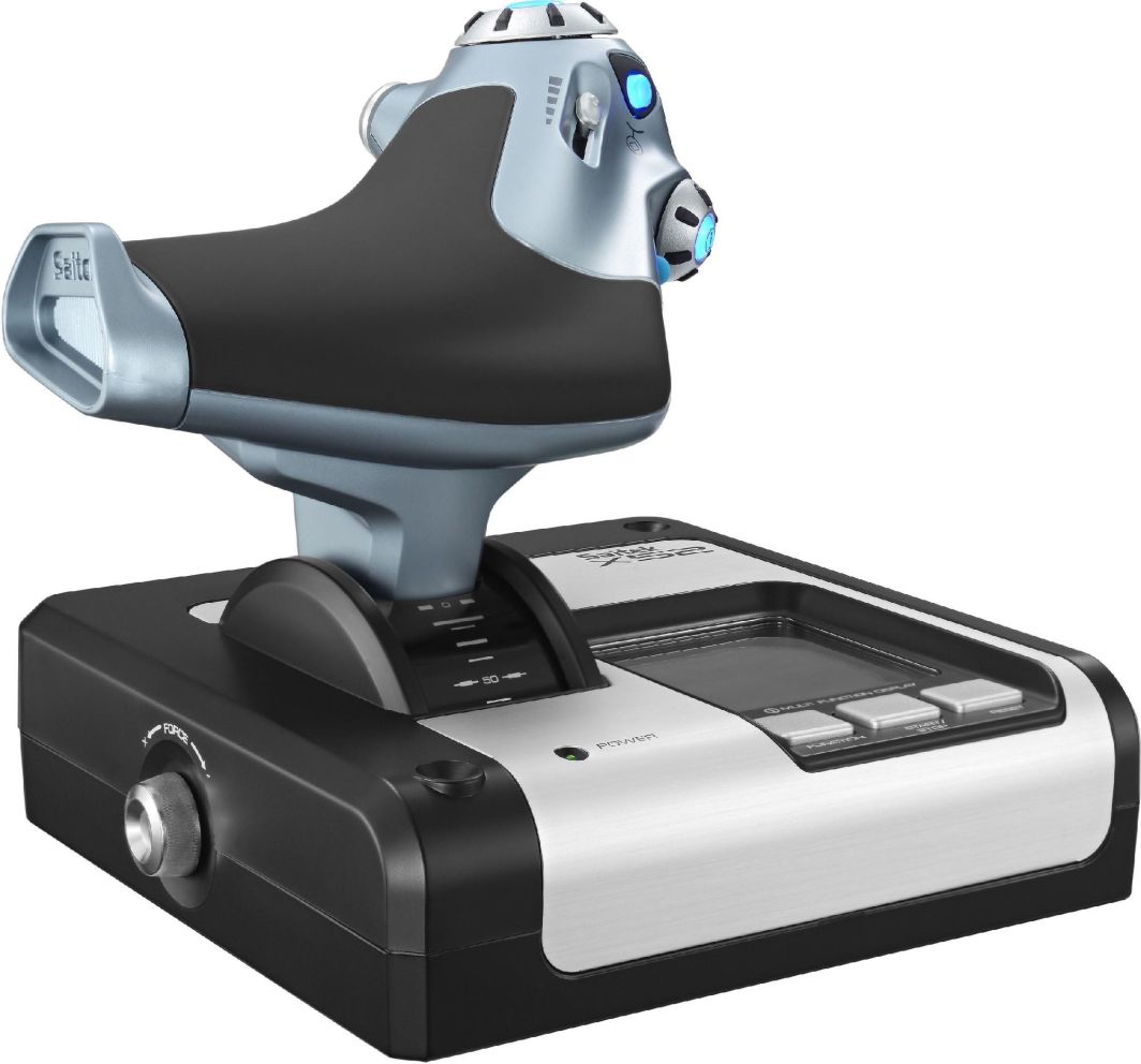 Levë Logitech G Saitek X52, për sistem të kontrollit të fluturimit USB (945-000006)