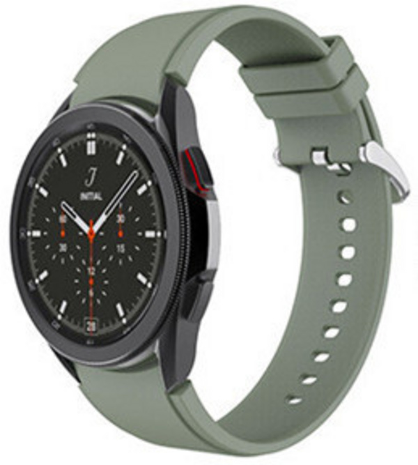 Rrip silikoni 4wrist për Samsung Watch4, i gjelbër
