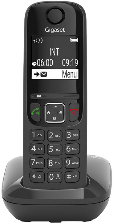 Telefon analog Gigaset AS690, bardhë-zi